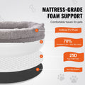 Human Dog Bed 1820x1220x250 mm Human Size Dog Bean Bed Washable PV Velvet