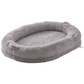 Human Dog Bed 1820x1220x250mm Washable PV Velvet Bean Bed