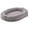 Human Dog Bed 1820x1220x250mm Washable PV Velvet Bean Bed