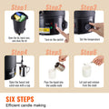 VEVOR Wax Melter 10L Electric Pot Candle Making Commercial Home