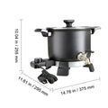 Wax Melter for Candle Making, 5 Liter Large Electric Wax Melting Pot Easy Pour Spout, 4-level Temperature Control, Easy Clean for Candle Soap Cream Beauty Bulk Production Business or Home
