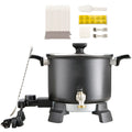 Wax Melter for Candle Making, 5 Liter Large Electric Wax Melting Pot Easy Pour Spout, 4-level Temperature Control, Easy Clean for Candle Soap Cream Beauty Bulk Production Business or Home