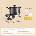 VEVOR Devanti 5L Electric Wax Melter Pot Candle Making Temperature Control