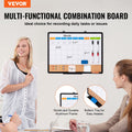 24x18 Monthly Calendar Whiteboard Cork Board Combo Magnetic