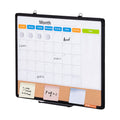 24x18 Monthly Calendar Whiteboard Cork Board Combo Magnetic