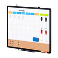 24x18 Monthly Calendar Whiteboard Cork Board Combo Magnetic