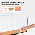 36x24 Monthly Calendar Whiteboard Cork Board Combo Magnetic