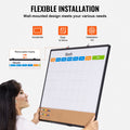 36x24 Monthly Calendar Whiteboard Cork Board Combo Magnetic