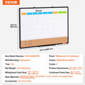 36x24 Monthly Calendar Whiteboard Cork Board Combo Magnetic