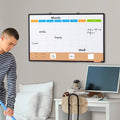 36x24 Monthly Calendar Whiteboard Cork Board Combo Magnetic