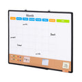 36x24 Monthly Calendar Whiteboard Cork Board Combo Magnetic