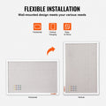 Cork Board 48x36 White Linen Wall Mounted Bulletin Noticeboard