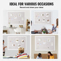 Cork Board 48x36 White Linen Wall Mounted Bulletin Noticeboard