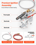 Gas Pilot Assembly LPG Fireplace Ignition Kit Compatible Lexington Majestic