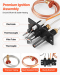 Gas Pilot Assembly Natural Gas Ignition Fireplace Replacement Kit