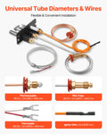 Gas Pilot Assembly Natural Gas Ignition Fireplace Replacement Kit