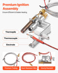 Gas Pilot Assembly NG8218 Natural Gas Fireplace Ignition