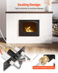 Gas Pilot Assembly Natural Gas Ignition Heatilator Heat Glo Quadra-Fire