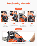 40cc Gas Chainsaw 355mm 1.3kW Petrol Powered Wood Cutting