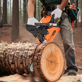 40cc Gas Chainsaw 355mm 1.3kW Petrol Powered Wood Cutting