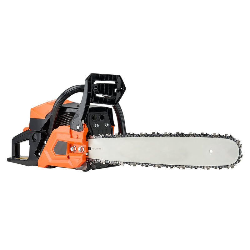 52cc Gas Chainsaw 1.8kW 455mm Bar Wood Cutting Saw
