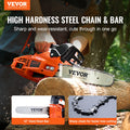 VEVOR Gasoline Chainsaw 25.4cc 304.8mm Gas Powered Wood Cutting