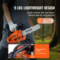 VEVOR Gasoline Chainsaw 25.4cc 304.8mm Gas Powered Wood Cutting