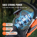 58CC 508mm Gasoline Chainsaw Gas Powered Wood Cutting Engine Gas Chain Saw