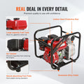 Gasoline Water Pump 7HP 265GPM 80mm Portable Trash Transfer