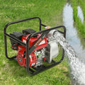 Gasoline Water Pump 7HP 265GPM 80mm Portable Trash Transfer