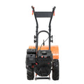Tiller Cultivator Gas Powered, 212CC 4-Stroke Garden Cultivator, Tiller with 4 Steel Adjustable Rear Tines for Lawn, Garden and Field Soil Cultivation
