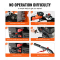 Tiller Cultivator Gas 212CC 4-Stroke 4 Steel Tines