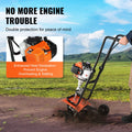 31CC 4-Stroke Gas Powered Tiller Cultivator 4 Steel Tines