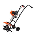 31CC 4-Stroke Gas Powered Tiller Cultivator 4 Steel Tines