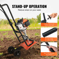 38CC 4-Stroke Gas Powered Tiller Cultivator with Steel Tines