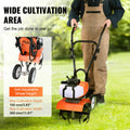 43CC Gas Powered Tiller Cultivator 2-Stroke 4 Steel Tines
