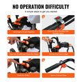 43CC Gas Powered Tiller Cultivator 2-Stroke 4 Steel Tines