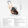 Plate Compactor 2.8HP 78.5CC 5250VPM 870kg Vibratory Tamper Asphalt