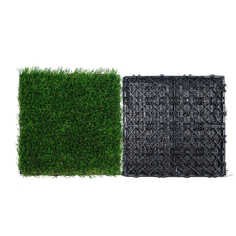 Artificial Grass Tiles 18 Pack 12x12