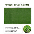 Artifical Grass, 6 x 10 ft Rug Green Turf, 1.38