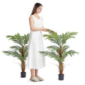 Artificial Palm Tree 1219mm Tall Faux PE Plant Anti-Tip Indoor Outdoor