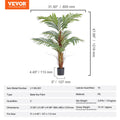 Artificial Palm Tree 1219mm Tall Faux PE Plant Anti-Tip Indoor Outdoor