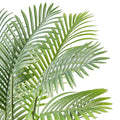 Artificial Palm Tree, 1.5m Tall Faux Plant, Secure PE Material & Anti-Tip Tilt Protection Low-Maintenance Plant, Lifelike Green Fake Tree for Home Office Warehouse Decor Indoor Outdoor