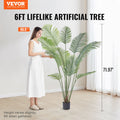 Artificial Palm Tree 1.8m Tall Faux Plant PE Indoor Outdoor Decor