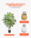 Articial Dracaena Tree 1524mm Fake Palm White Planter Faux Plant