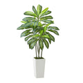 Articial Dracaena Tree 1524mm Fake Palm White Planter Faux Plant