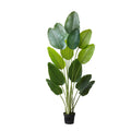 Artificial Bird of Paradise 1829mm 13 Trunks White Pot Fake Plant