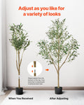Artificial Olive Tree 150cm Black Pot Fake Plant Indoor Decor