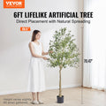 Artificial Olive Tree 15.2cm Faux Plant PE Potted Indoor Outdoor Decor