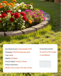 Fake Stone Landscape Edging 1180x95mm Beige Lawn Border